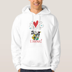 French Mickey   L'amour Hoodie