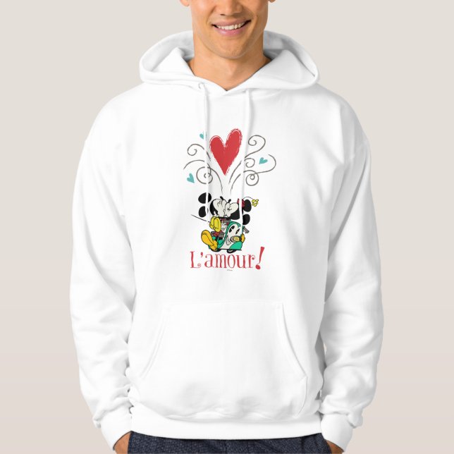 French Mickey | L'amour Hoodie (Front)