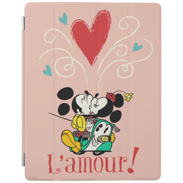 French Mickey | L'amour iPad Smart Cover (Front)