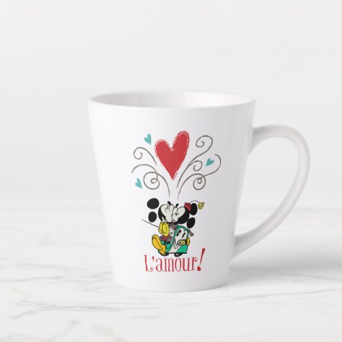 French Mickey  Lamour Latte Mug