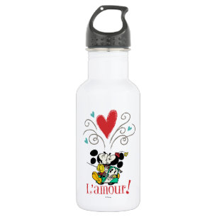 French Mickey L'amour Water Bottle