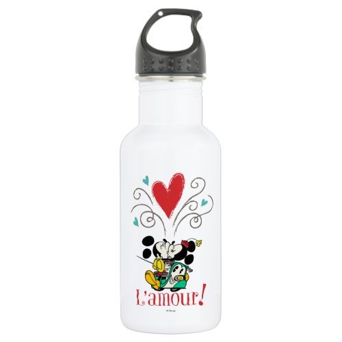 French Mickey  Lamour Water Bottle