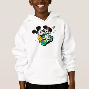 French Mickey Mickey and Minnie on Vespa Hoodie