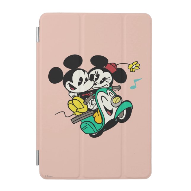 French Mickey | Mickey and Minnie on Vespa iPad Mini Cover (Front)