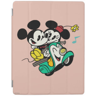 French Mickey Mickey and Minnie on Vespa iPad Smart Cover