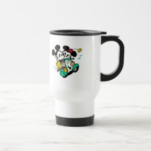 French Mickey Mickey and Minnie on Vespa Travel Mug