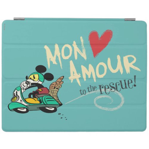 French Mickey  Mon Amour iPad Smart Cover