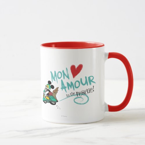 French Mickey  Mon Amour Mug