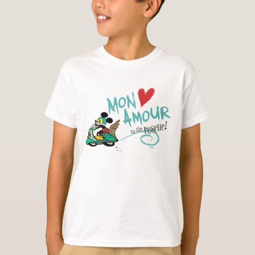 French Mickey  Mon Amour T_Shirt