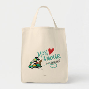 French Mickey Mon Amour Tote Bag