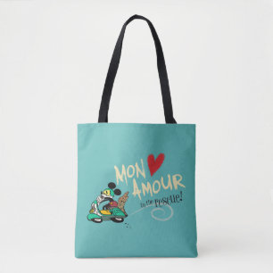 French Mickey Mon Amour Tote Bag