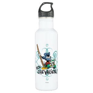 French Mickey Mon Chevalier! Water Bottle