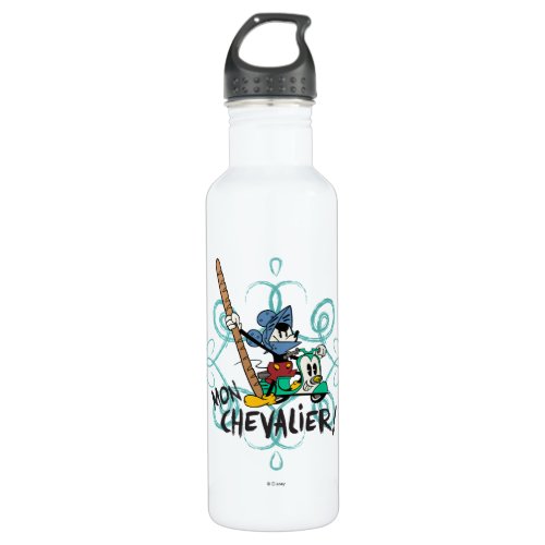 French Mickey  Mon Chevalier Water Bottle
