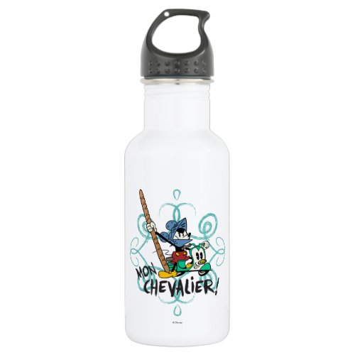 French Mickey  Mon Chevalier Water Bottle