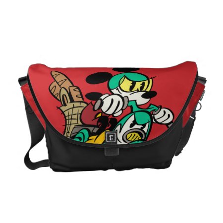 French Mickey | Racing In Vespa Messenger Bag