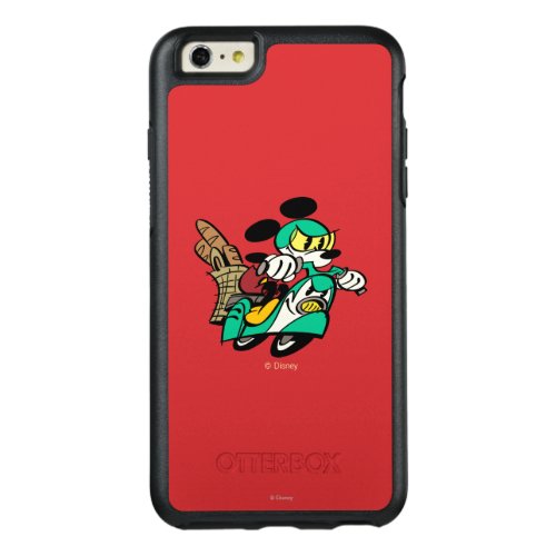 French Mickey  Racing in Vespa OtterBox iPhone 66s Plus Case