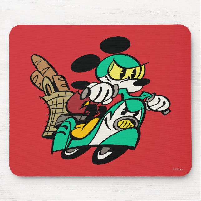 French Mickey | Racing Mouse Pad (Front)