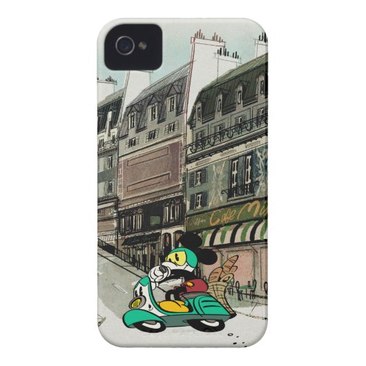 French Mickey | Speeding Vespa Case-Mate iPhone Case (Back)
