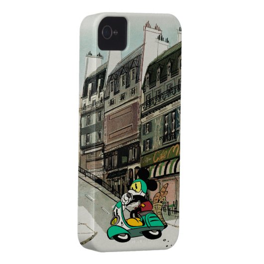 French Mickey | Speeding Vespa Case-Mate iPhone Case (Back/Right)