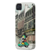 French Mickey | Speeding Vespa Case-Mate iPhone Case (Back Left)