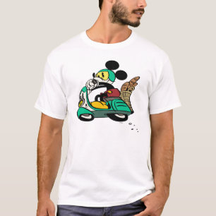 French Mickey Speeding Vespa T-Shirt