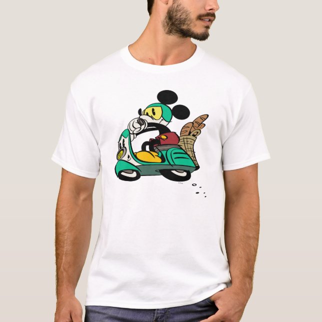 French Mickey | Speeding Vespa T-Shirt (Front)