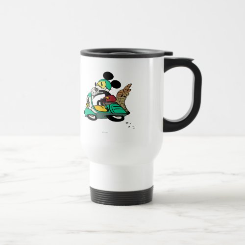 French Mickey  Speeding Vespa Travel Mug