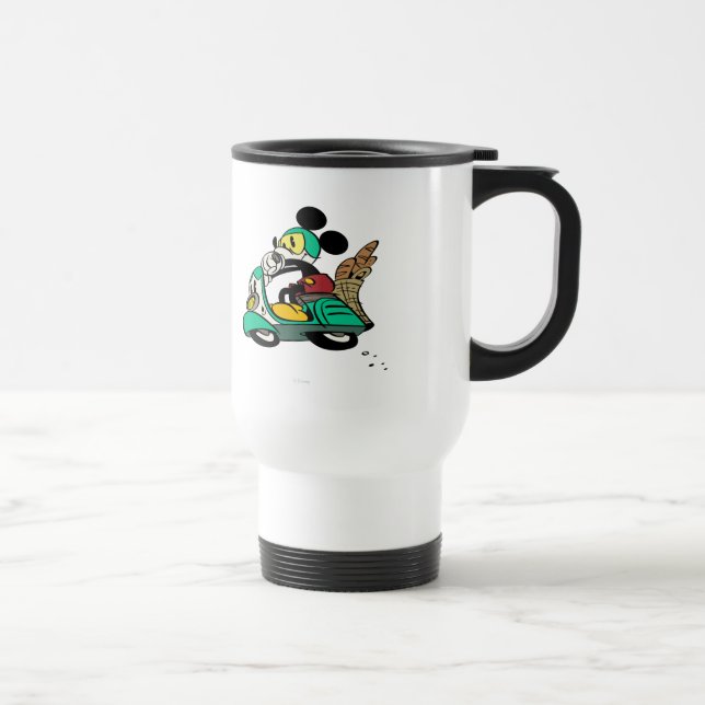 French Mickey | Speeding Vespa Travel Mug (Right)