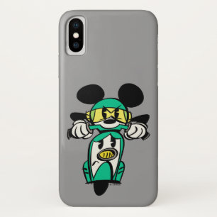 French Mickey Straight Ahead in Vespa iPhone X Case