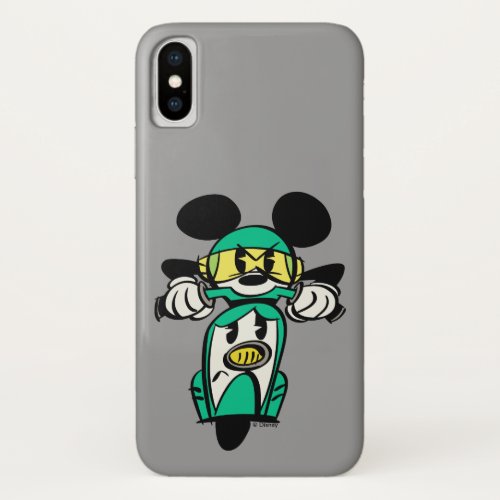 French Mickey  Straight Ahead in Vespa iPhone X Case