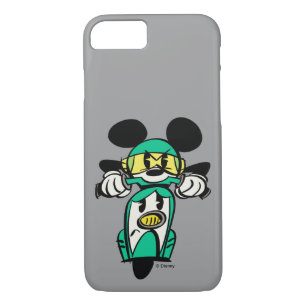 French Mickey Straight Ahead in Vespa iPhone 8/7 Case
