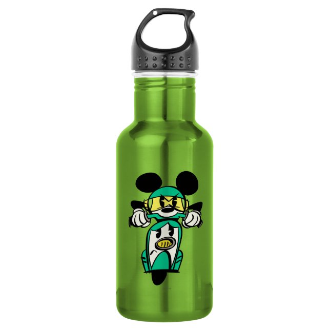 French Mickey | Straight Ahead in Vespa Stainless Steel Water Bottle (Front)