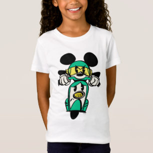French Mickey Straight Ahead in Vespa T-Shirt