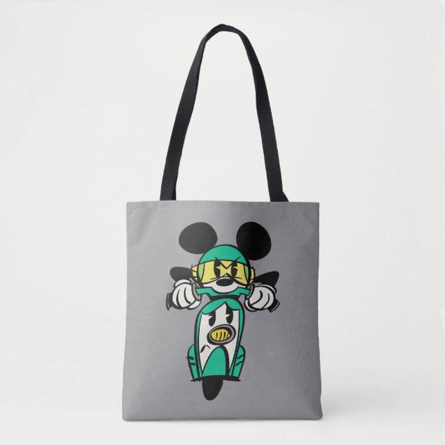French Mickey | Straight Ahead in Vespa Tote Bag (Front)