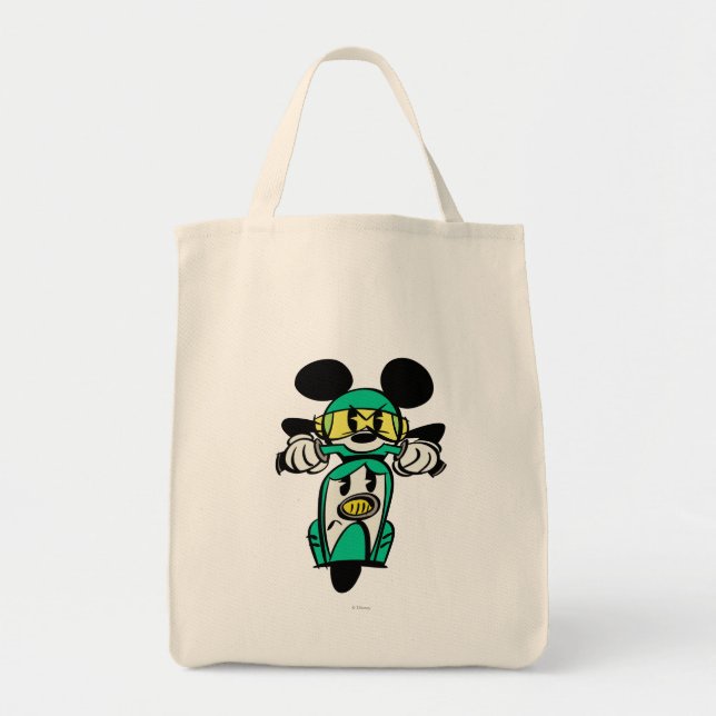 French Mickey | Straight Ahead in Vespa Tote Bag (Front)