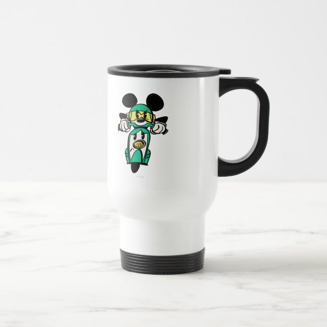 French Mickey | Straight Ahead in Vespa Travel Mug (Right)