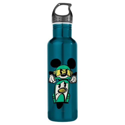 French Mickey  Straight Ahead in Vespa Water Bottle