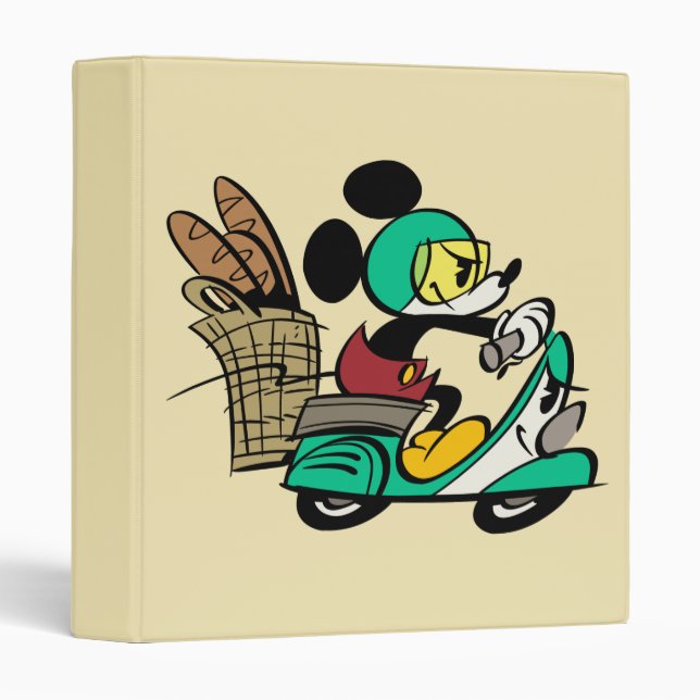 French Mickey | Vespa 3 Ring Binder (Front/Spine)
