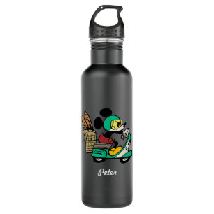 French Mickey Vespa Stainless Steel Water Bottle