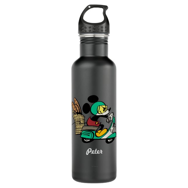 French Mickey | Vespa Stainless Steel Water Bottle (Front)