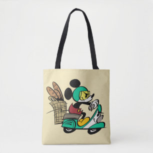 French Mickey   Vespa Tote Bag