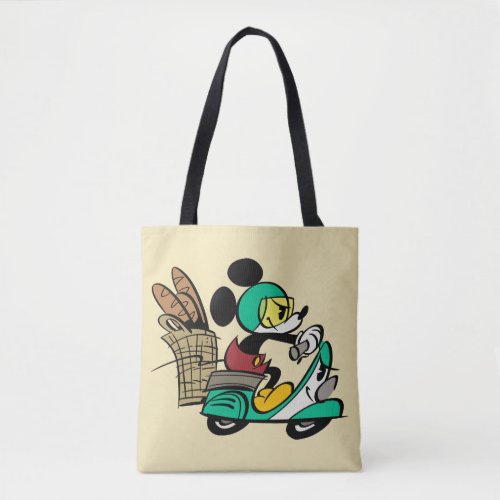 French Mickey  Vespa Tote Bag