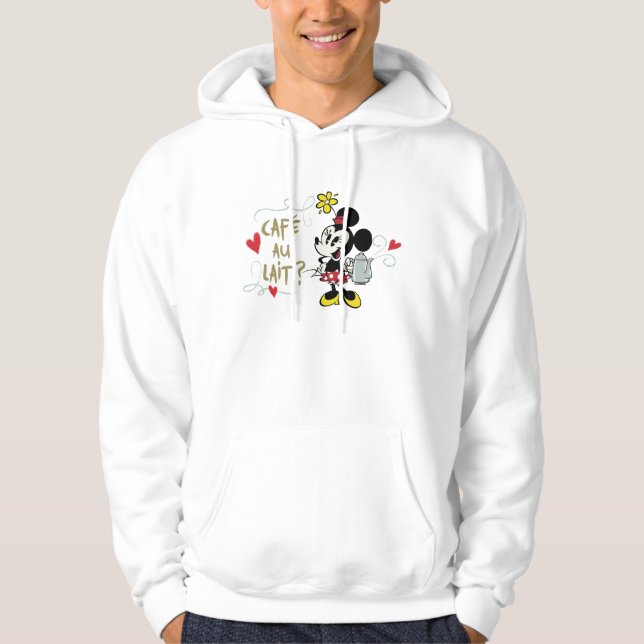 French Minnie | Caf� au Lait? Hoodie (Front)