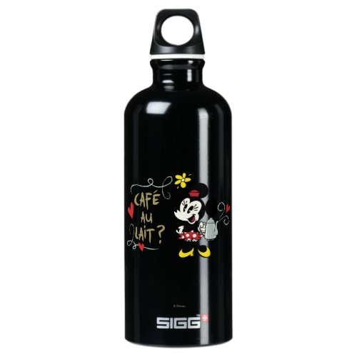 French Minnie  Caf au Lait Water Bottle