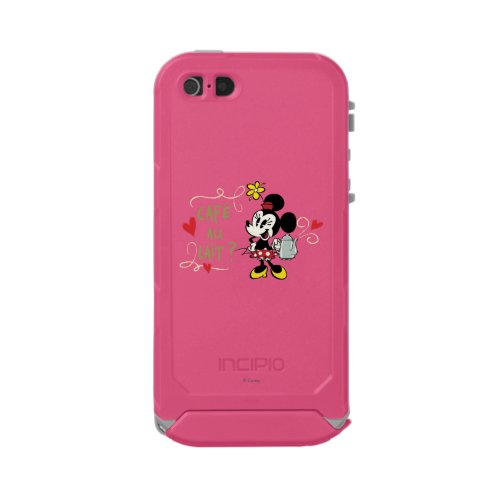 French Minnie  Caf au Lait Waterproof iPhone SE55s Case