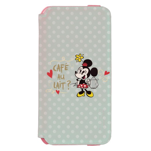 French Minnie | Café au Lait? Incipio iPhone Wallet Case (Folio Front)