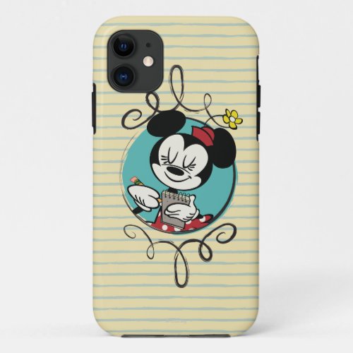 French Minnie  Croissant iPhone 11 Case