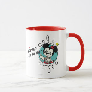 French Minnie   Croissant Mug
