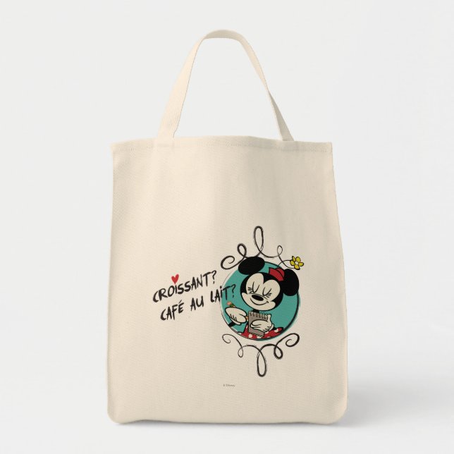 French Minnie | Croissant Tote Bag (Front)