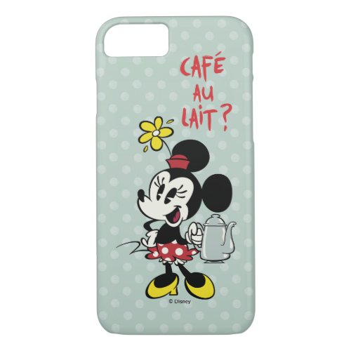 French Minnie  Minnie with Teapot iPhone 87 Case